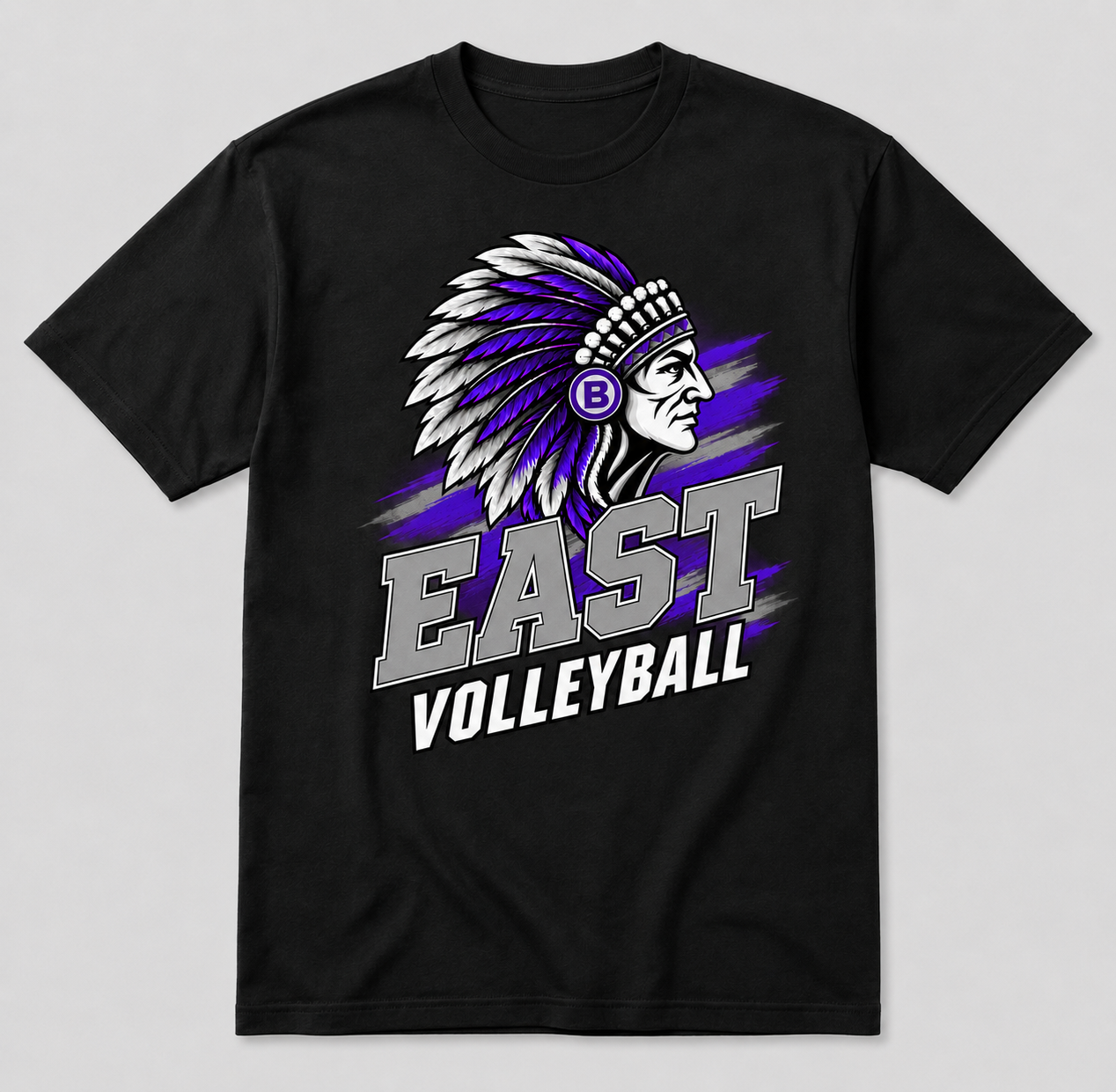 Bellevue East Volleyball Numbered Shirt