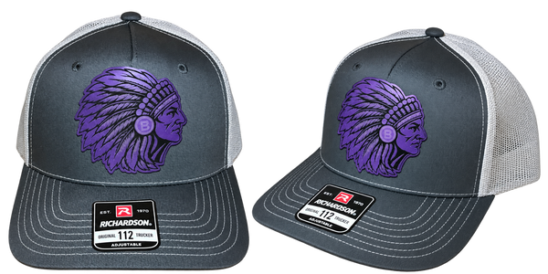 Bellevue East Hat Leather Richardson 112 Trucker Hat