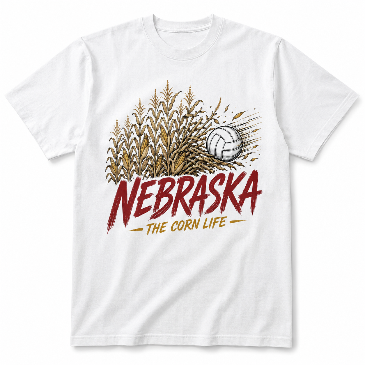 Nebraska The Corn Life Volleyball